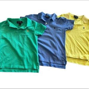 Selling as a set of 3; Polo by Ralph Lauren size 4 polos